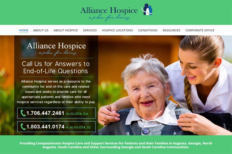 Web Design & SEO for Hospice, Home Care, Healthcare Care Websites