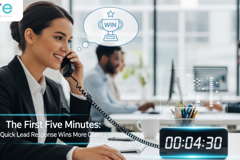 office girl talking on phone